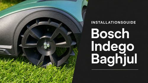 Installationsguide: Sådan skifter du baghjul på Bosch Indego robotplæneklipper