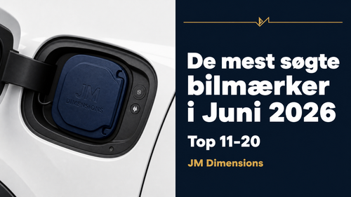 De mest søgte bilmærker i juni 2026 (Top 11-20)