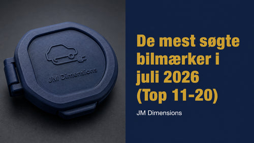 De mest søgte bilmærker i juli 2026 (Top 11-20)