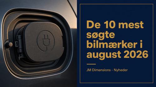 De 10 mest søgte bilmærker i august 2026