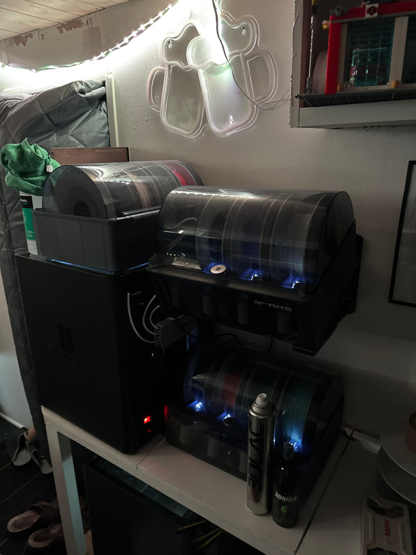 Én printer i campingvognen