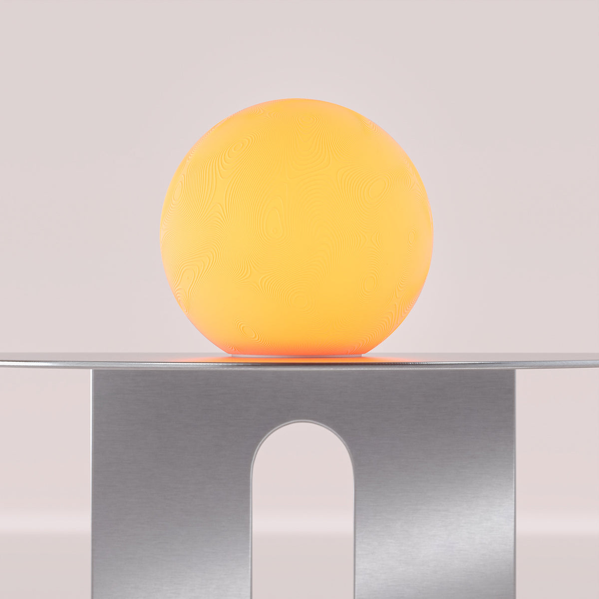 Leora O2 Landscape Skulpturlampe set fra siden