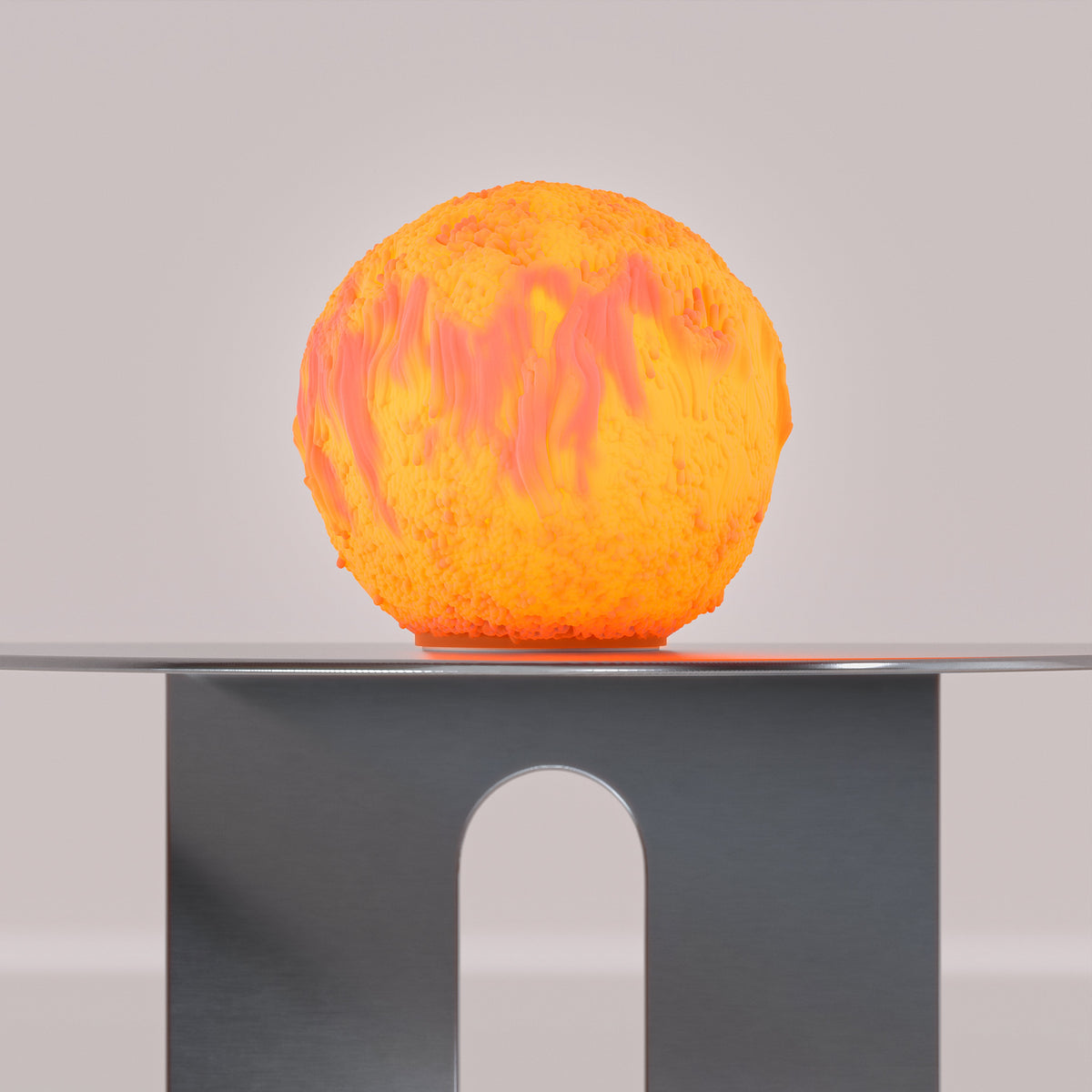 Leora O9 Reef Skulpturlampe set fra siden