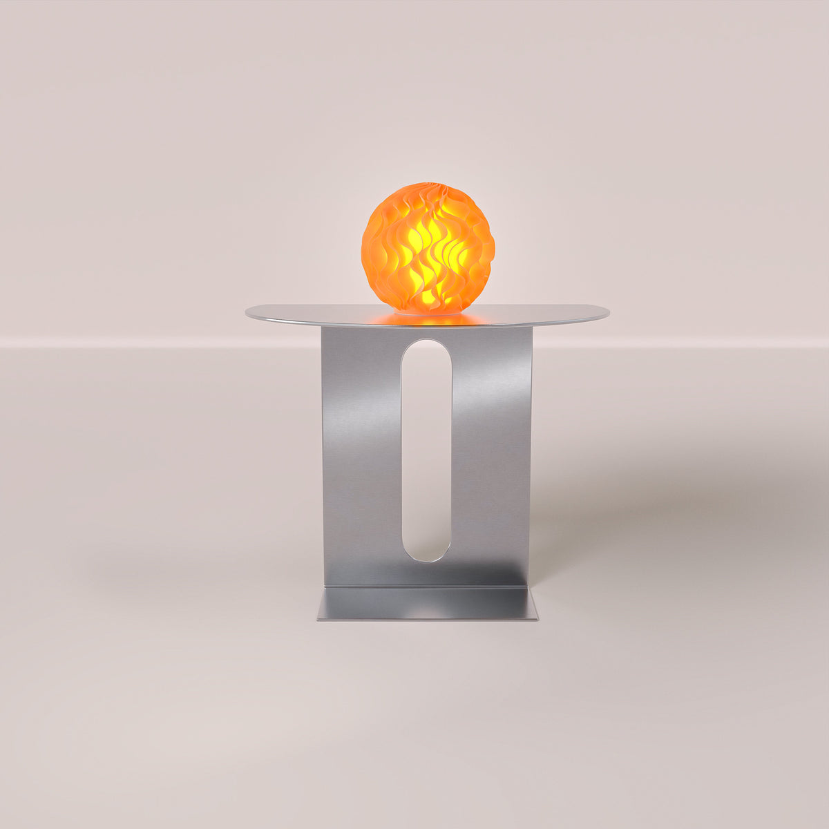 Leora O10 Growth Skulpturlampe i et boligmiljø