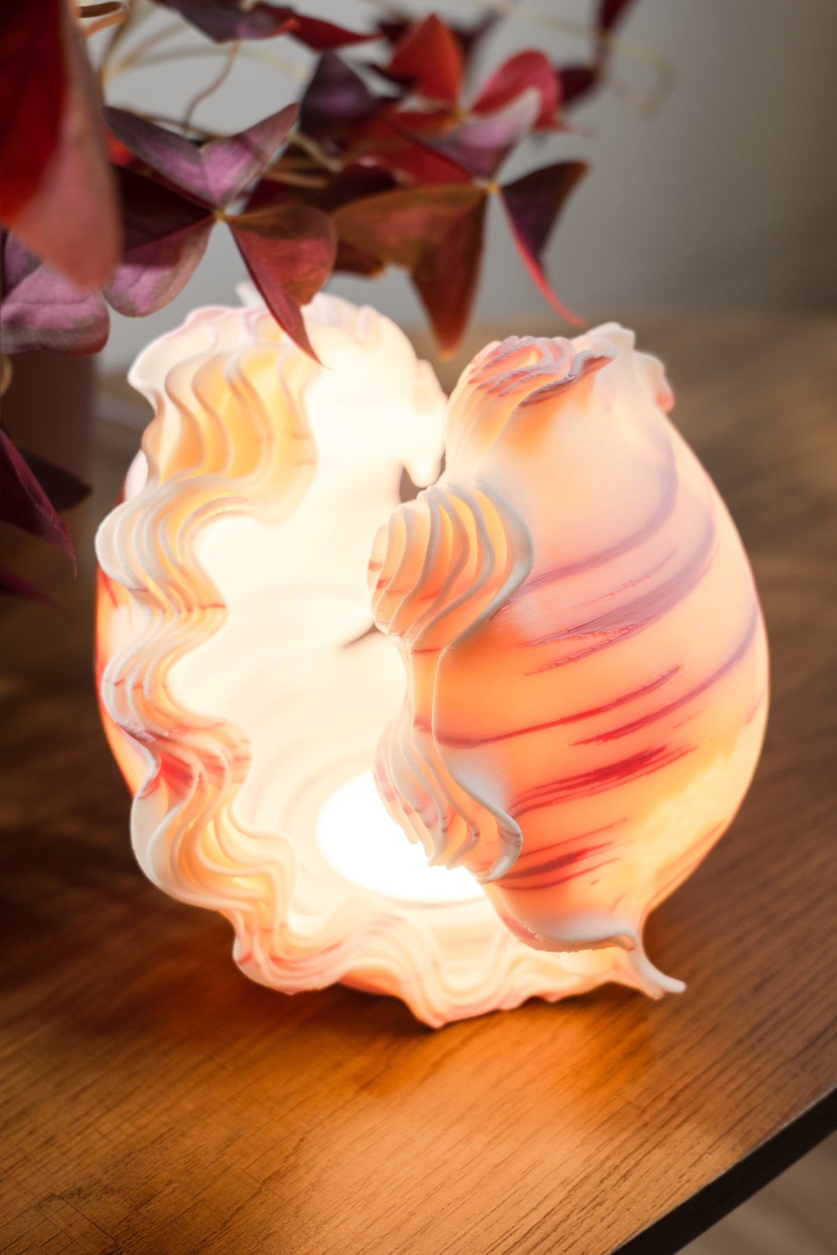 Leora O11-s Ocean Petals Mini Lampe set fra siden