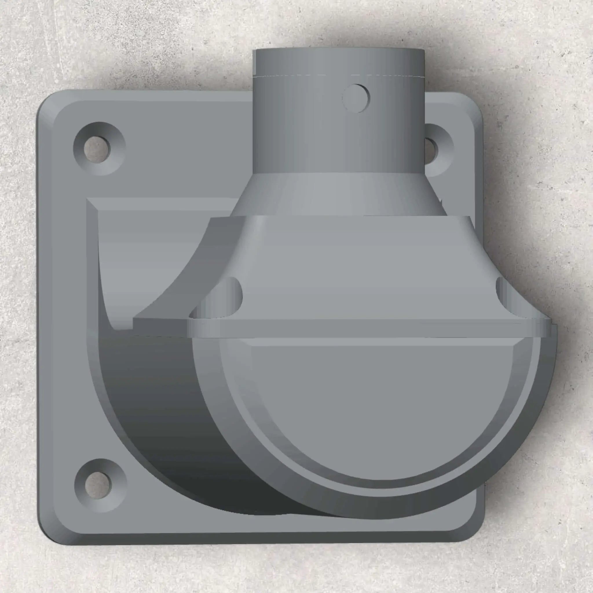 "Segway Navimow GPS holder – modulær 2-i-1 montering til præcis positionering fra JM Dimensions"