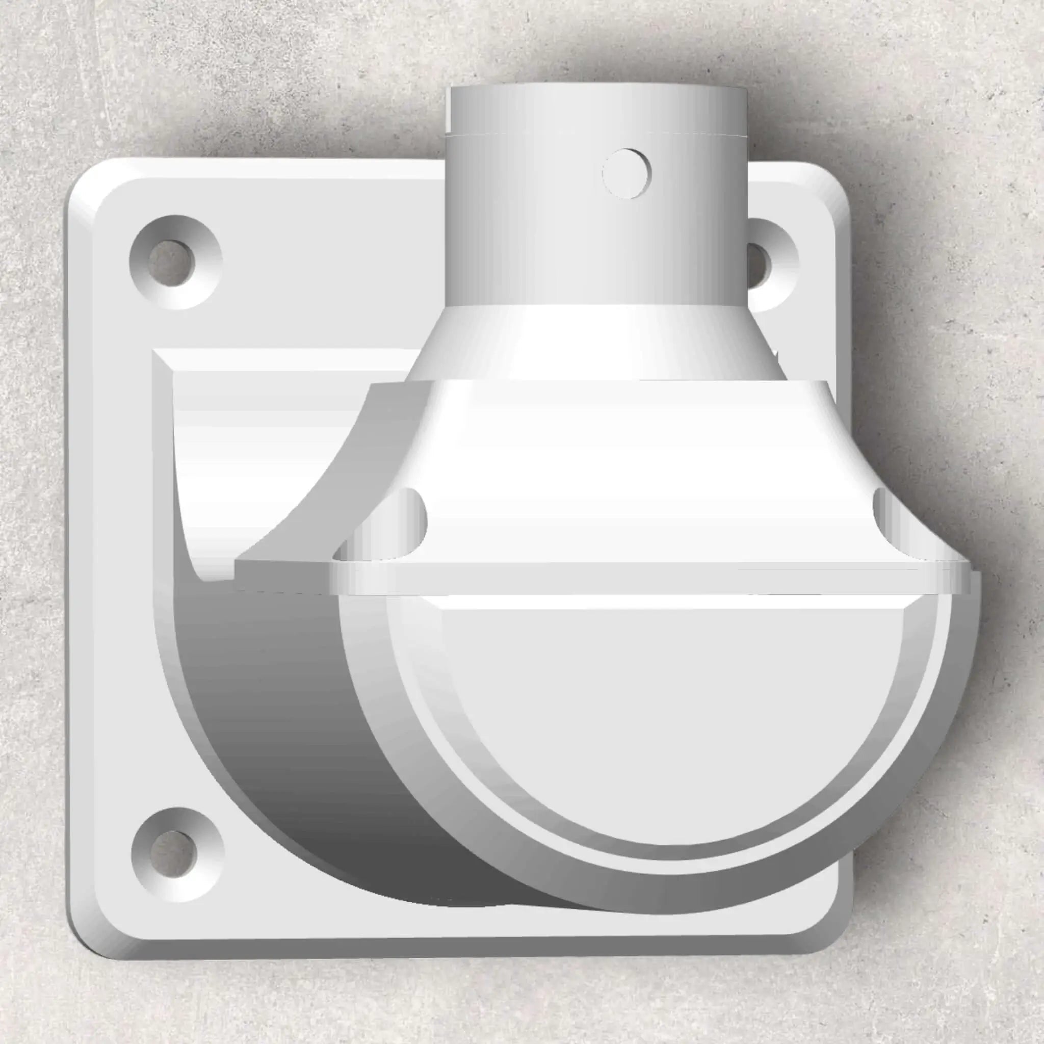 "Segway Navimow GPS holder – modulær 2-i-1 montering til præcis positionering fra JM Dimensions"