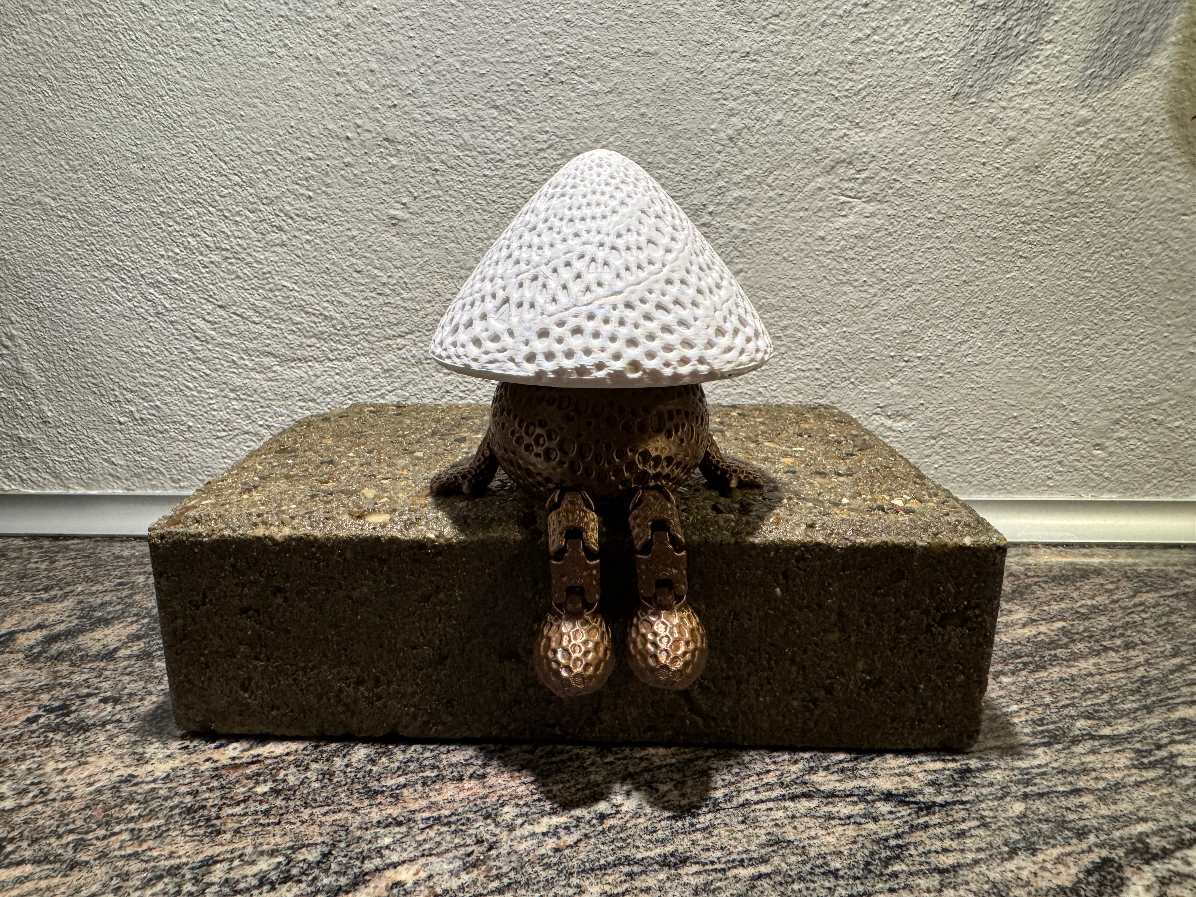 Svampebeholdere med Ben - dekorativ og praktisk opbevaringsløsning til hjem eller kontor fra JM Dimensions