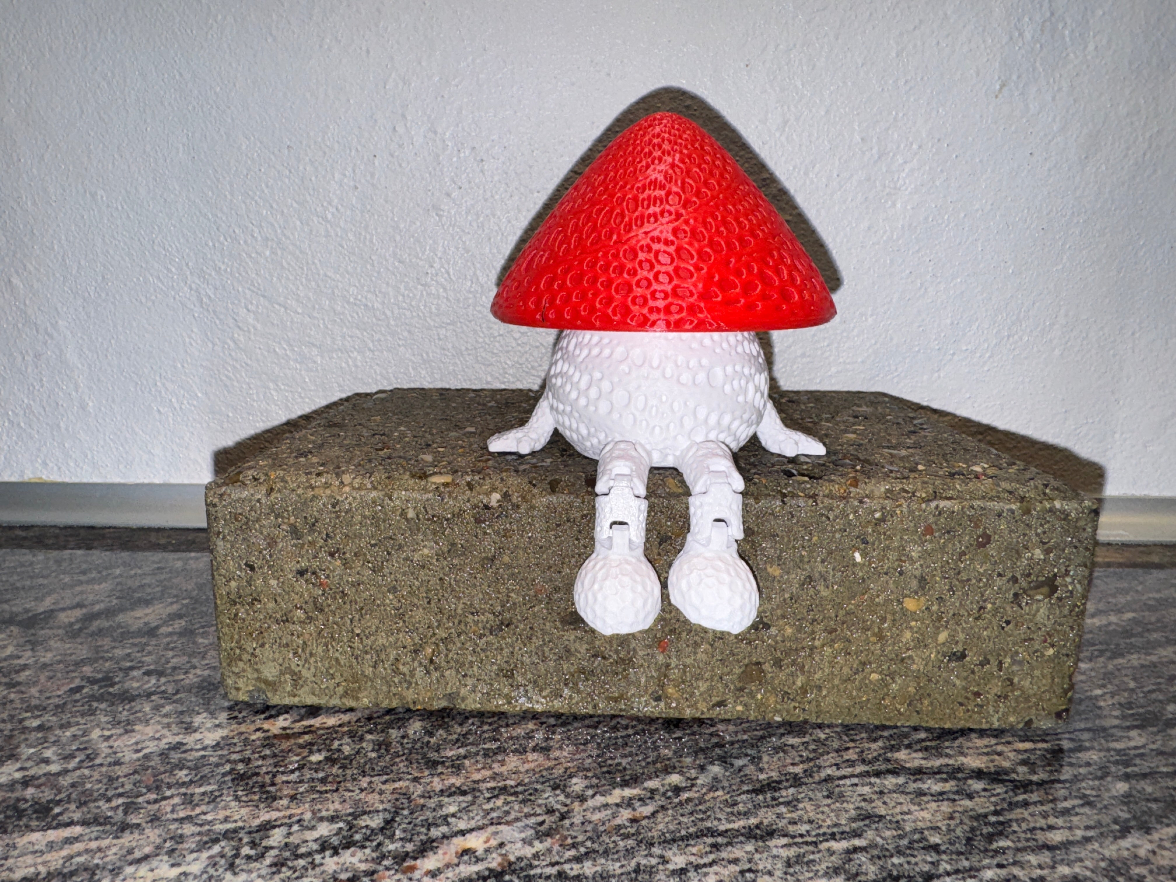 Svampebeholdere med Ben - dekorativ og funktionel opbevaringsløsning til hylde eller skrivebord fra JM Dimensions