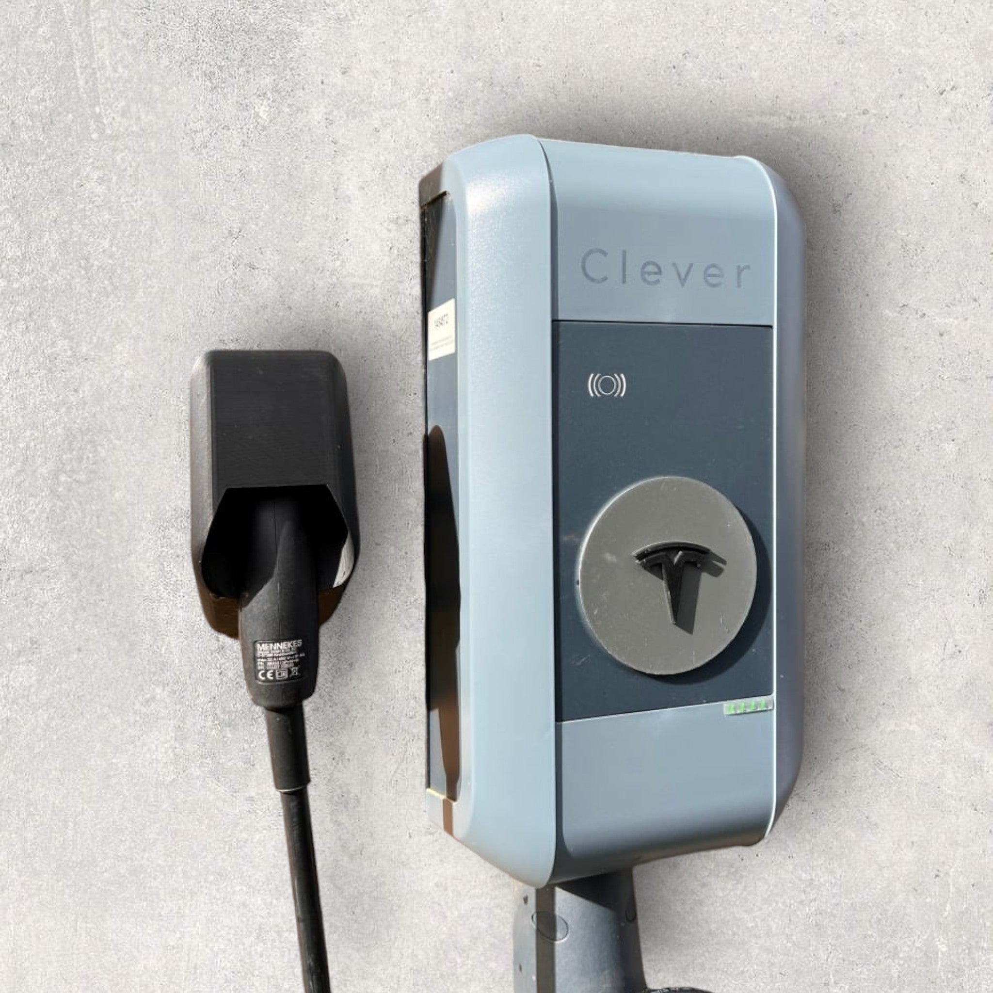 Type 2 Holder til Elbil Ladekabel - praktisk kabelholder til enkel opladningsorganisering fra JM Dimensions