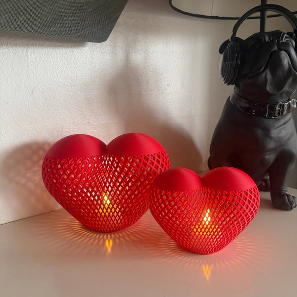 Max Mesh Hjerte til LED lys - Billede 1