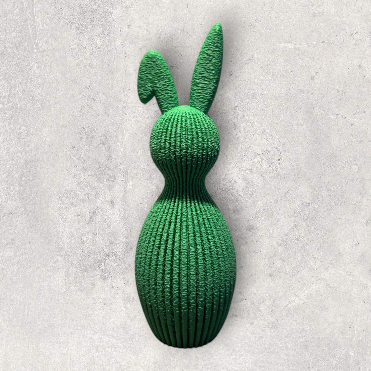 Sabre Glad Påskehare - dekorativ 3D-printet kaninfigur til bordet som påskedekoration fra JM Dimensions