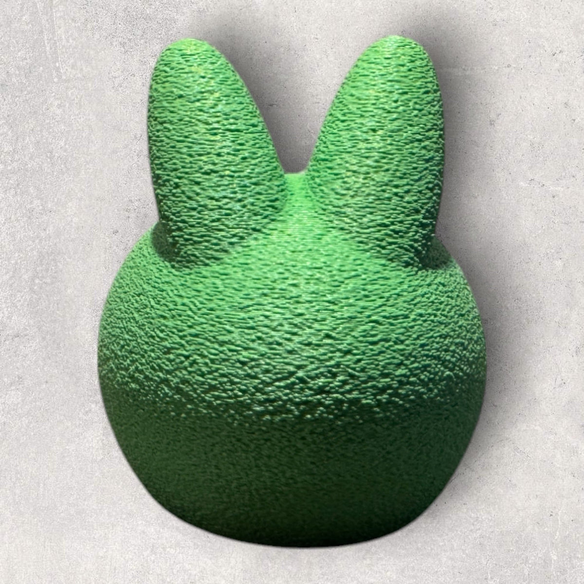 Pastel tekstureret kaninfigur-sæt - dekorativt til hylde og skrivebord fra JM Dimensions
