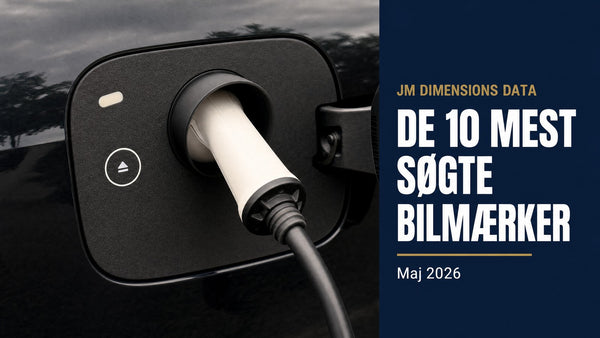 De 10 mest søgte bilmærker i maj 2026