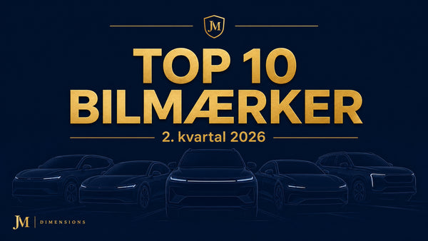 De 10 mest søgte bilmærker i 2. kvartal 2026