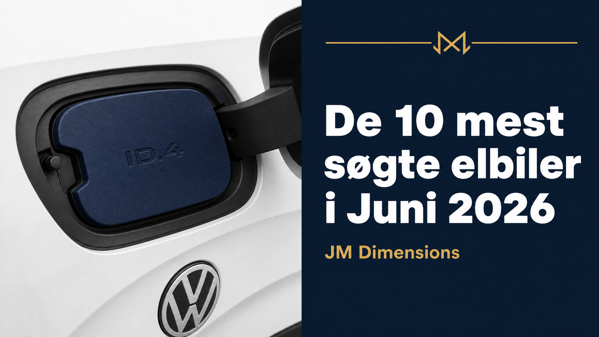 De 10 mest søgte elbiler i juni 2026