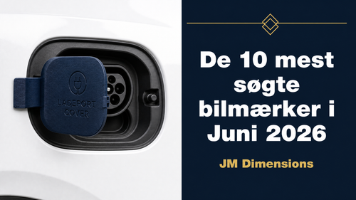 De 10 mest søgte bilmærker i juni 2026
