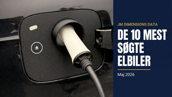 De 10 mest søgte elbiler i maj 2026 - JM Dimensions