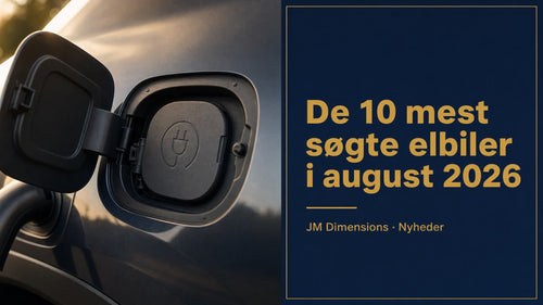 De 10 mest søgte elbiler i august 2026