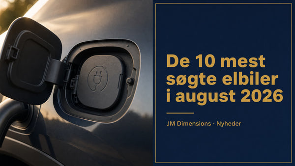 De 10 mest søgte elbiler i august 2026