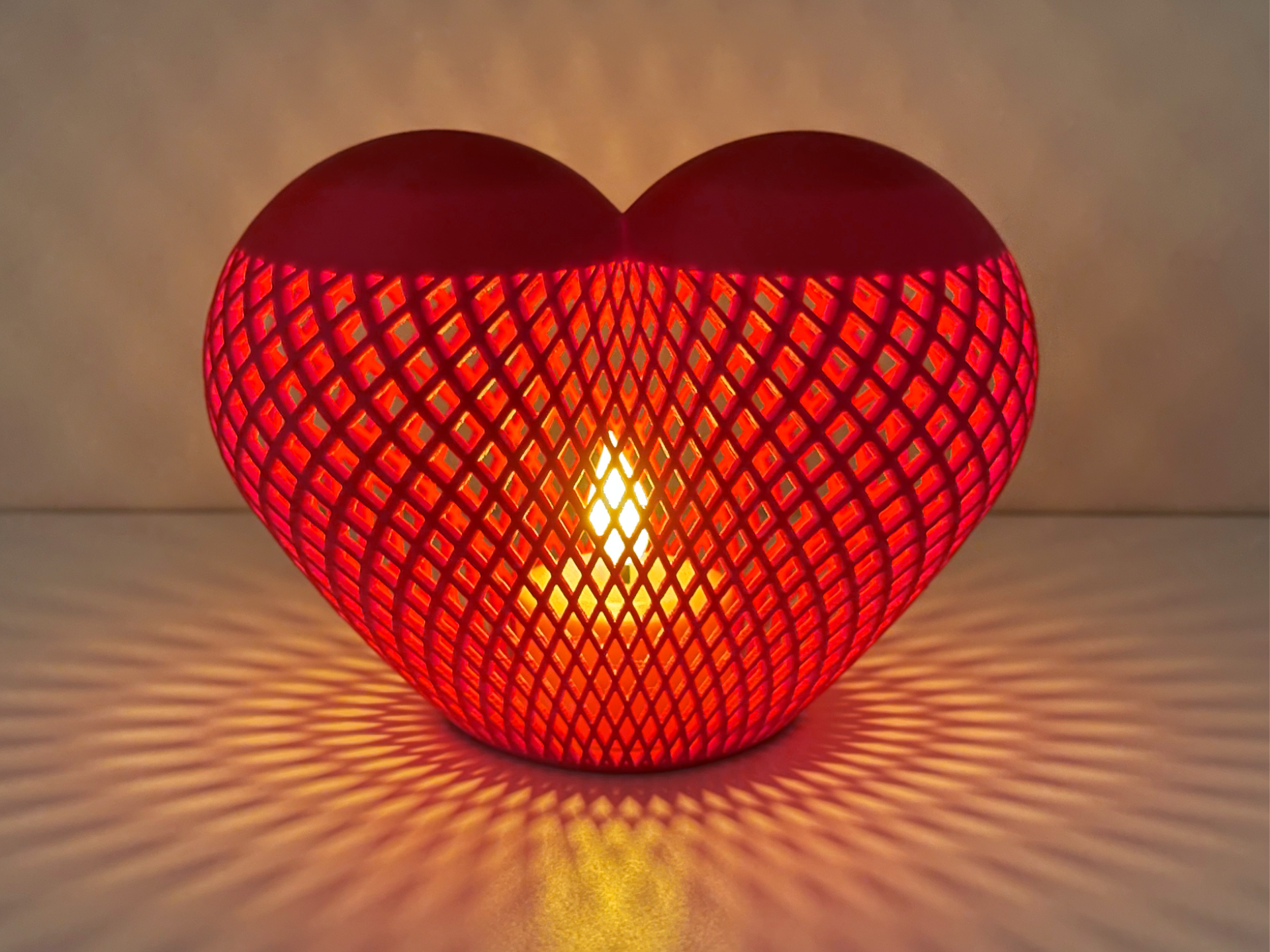 Max Mesh Hjerte til LED lys