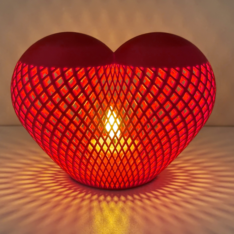 Max Mesh hjerte stager til LED - billede 3