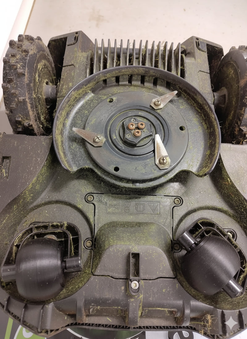 "Forhjul til Bosch Indego M+ 700 - udskiftning og forbedret manøvreevne for robotklippere fra JM Dimensions"