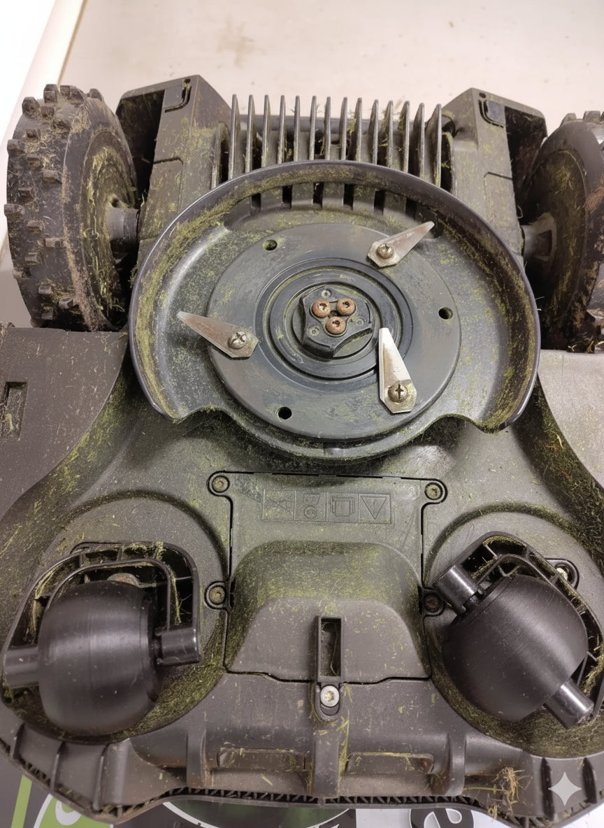 "Forhjul til Bosch Indego M+ 700 - udskiftning og forbedret manøvreevne for robotklippere fra JM Dimensions"