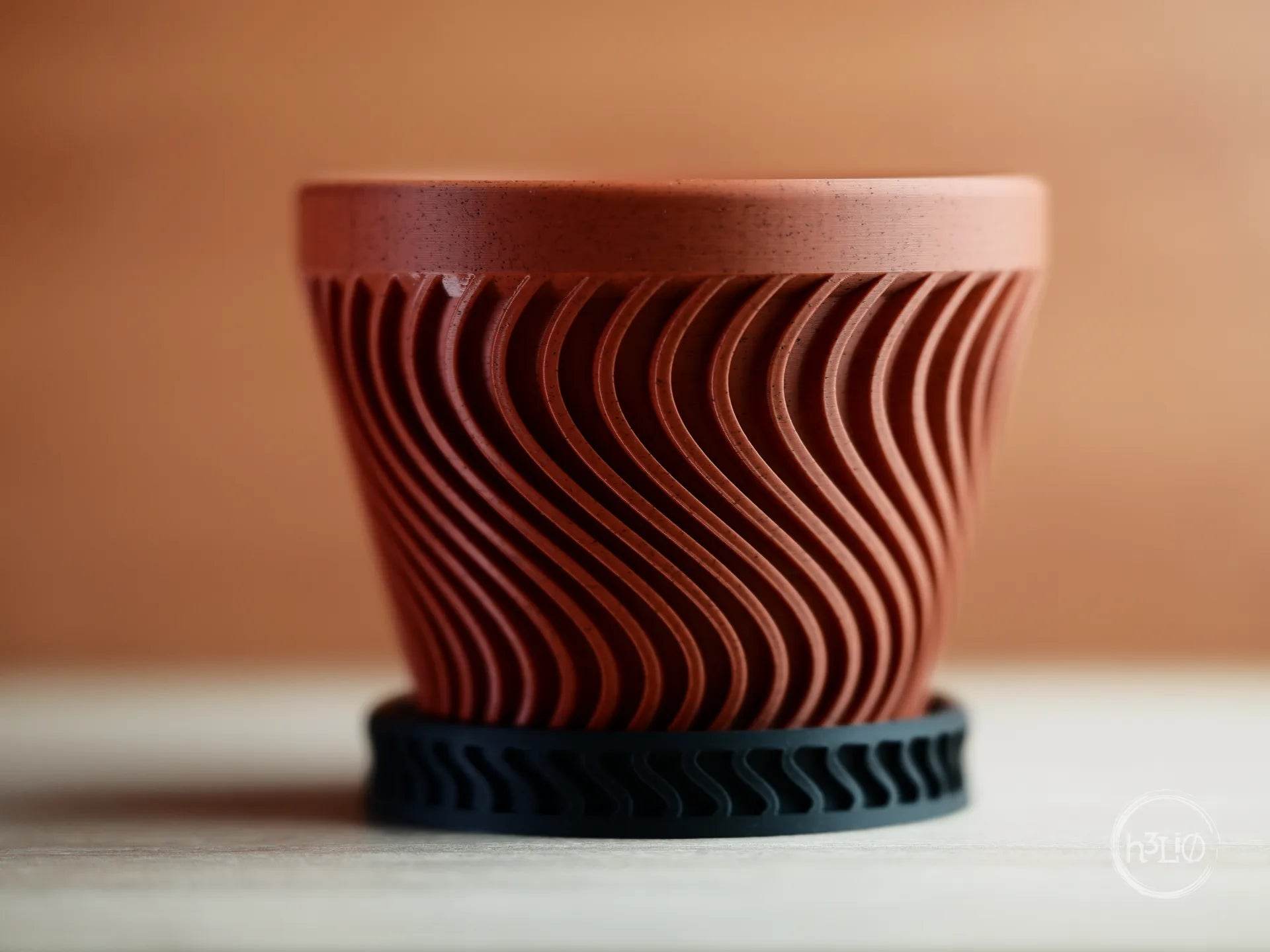 Axis potte med underskål - dekorativ plantevase til indendørs planter fra JM Dimensions