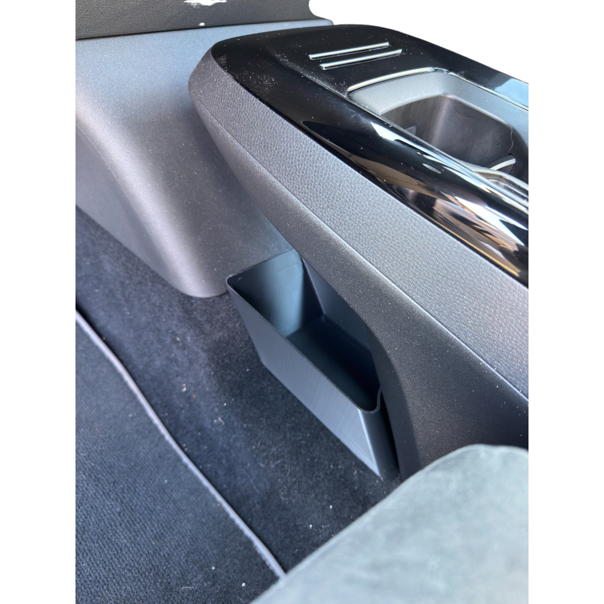 Center Konsol Opbevaringsbakke til VW ID.4 - lavprofil opbevaring med to rum under midterkonsollen fra JM Dimensions