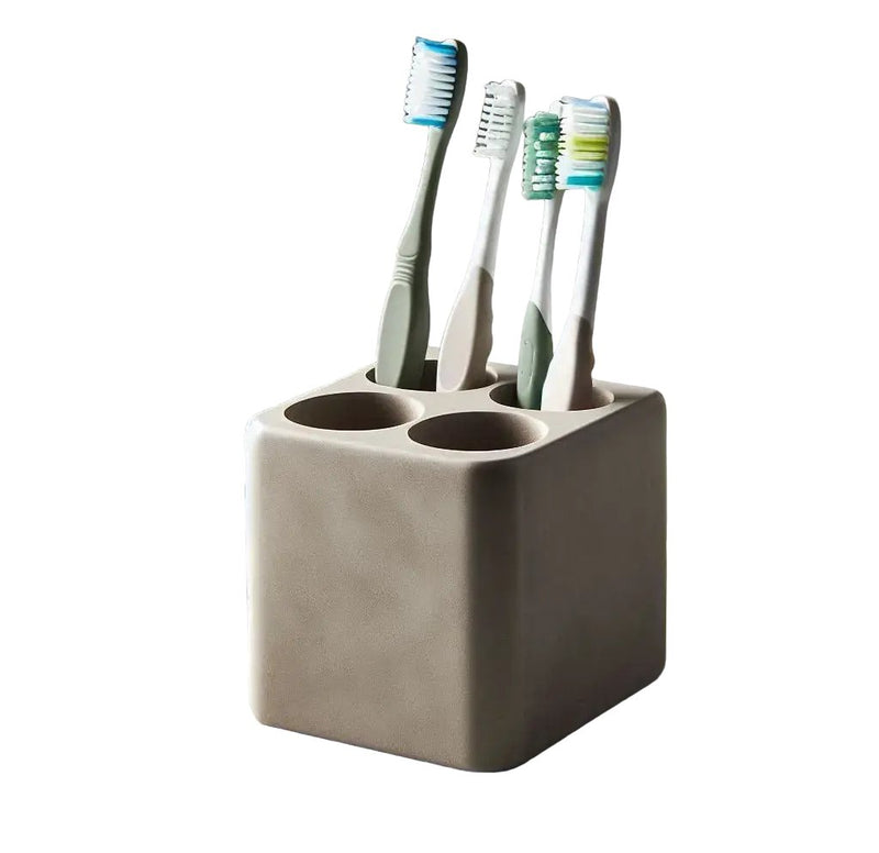 Delta Fire-Rør Tandbørsteholder - hygiejnisk og moderne tandbørsteopbevaring fra JM Dimensions