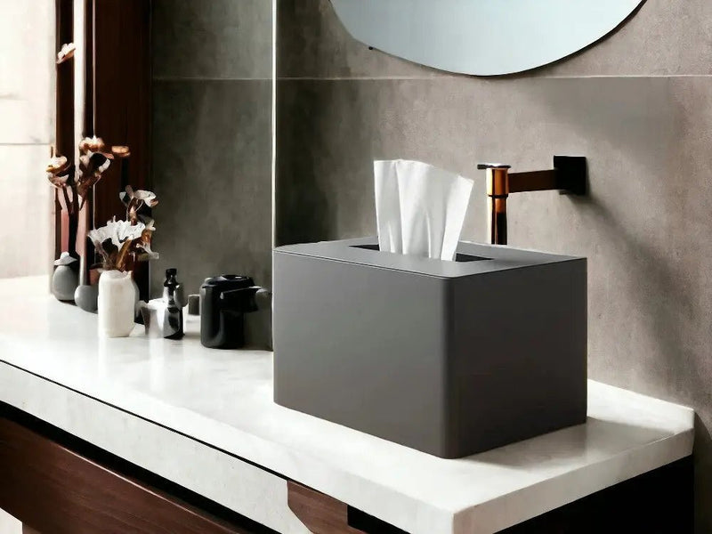 Delta Moderne Servietdispenser - stilfuld servietboks til praktisk badeværelsesorganisering fra JM Dimensions