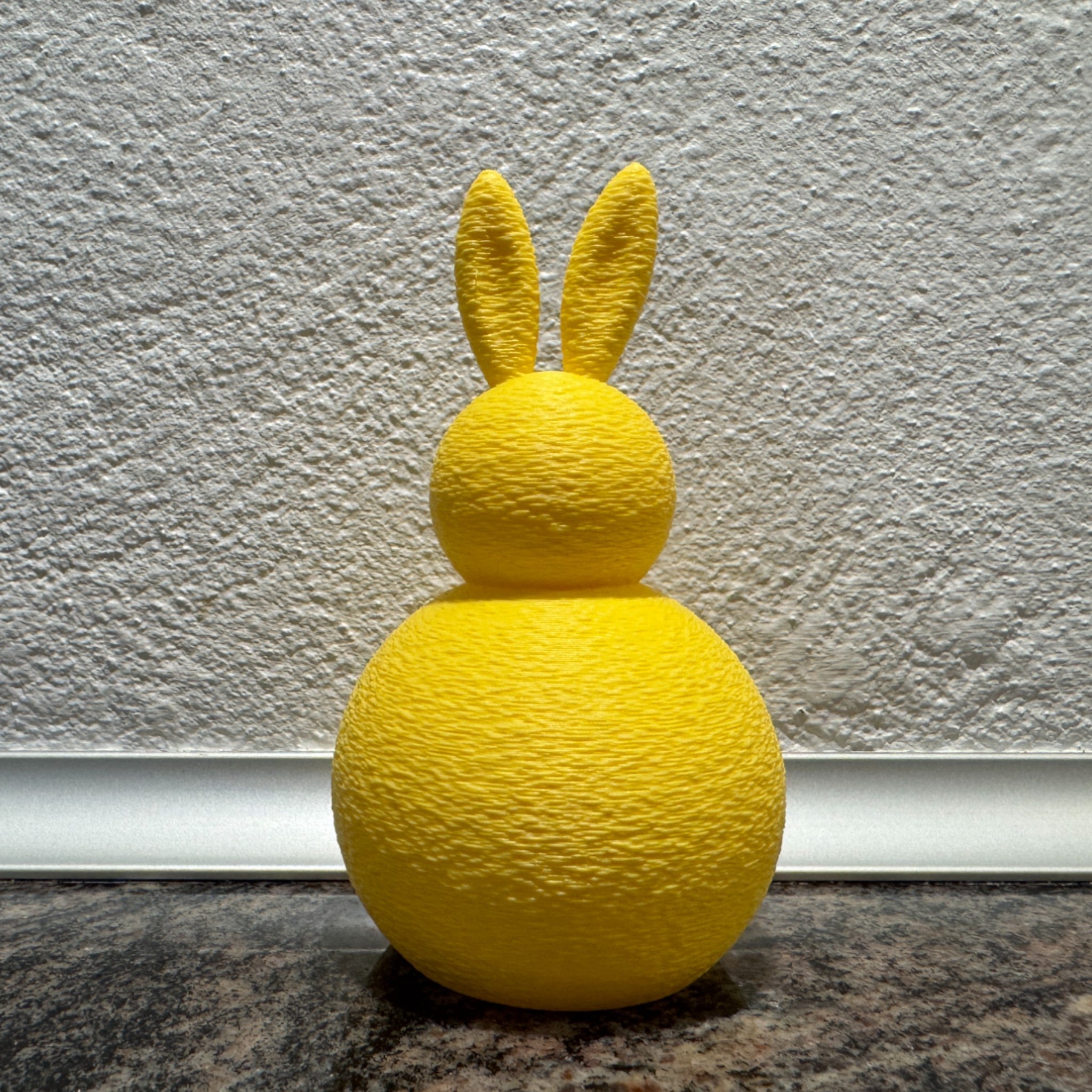 Delta påske kanin - 3D-printet dekorativt pyntestykke til påske- og hjemmedekoration fra JM Dimensions