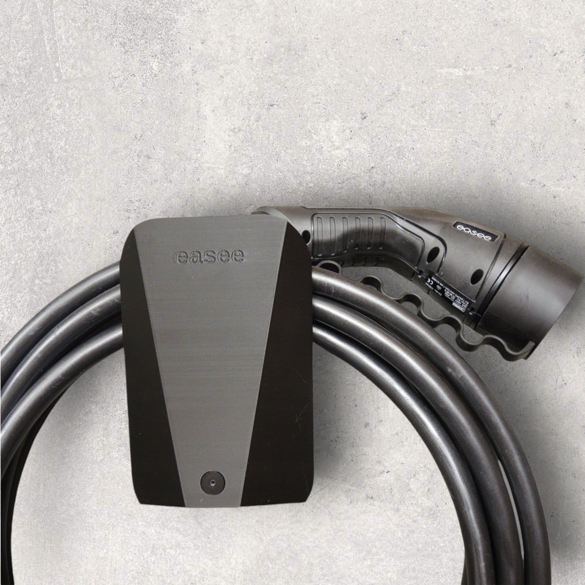 Easee Oplader Kabelholder - vægmonteret holder til elbil ladekabel fra JM Dimensions