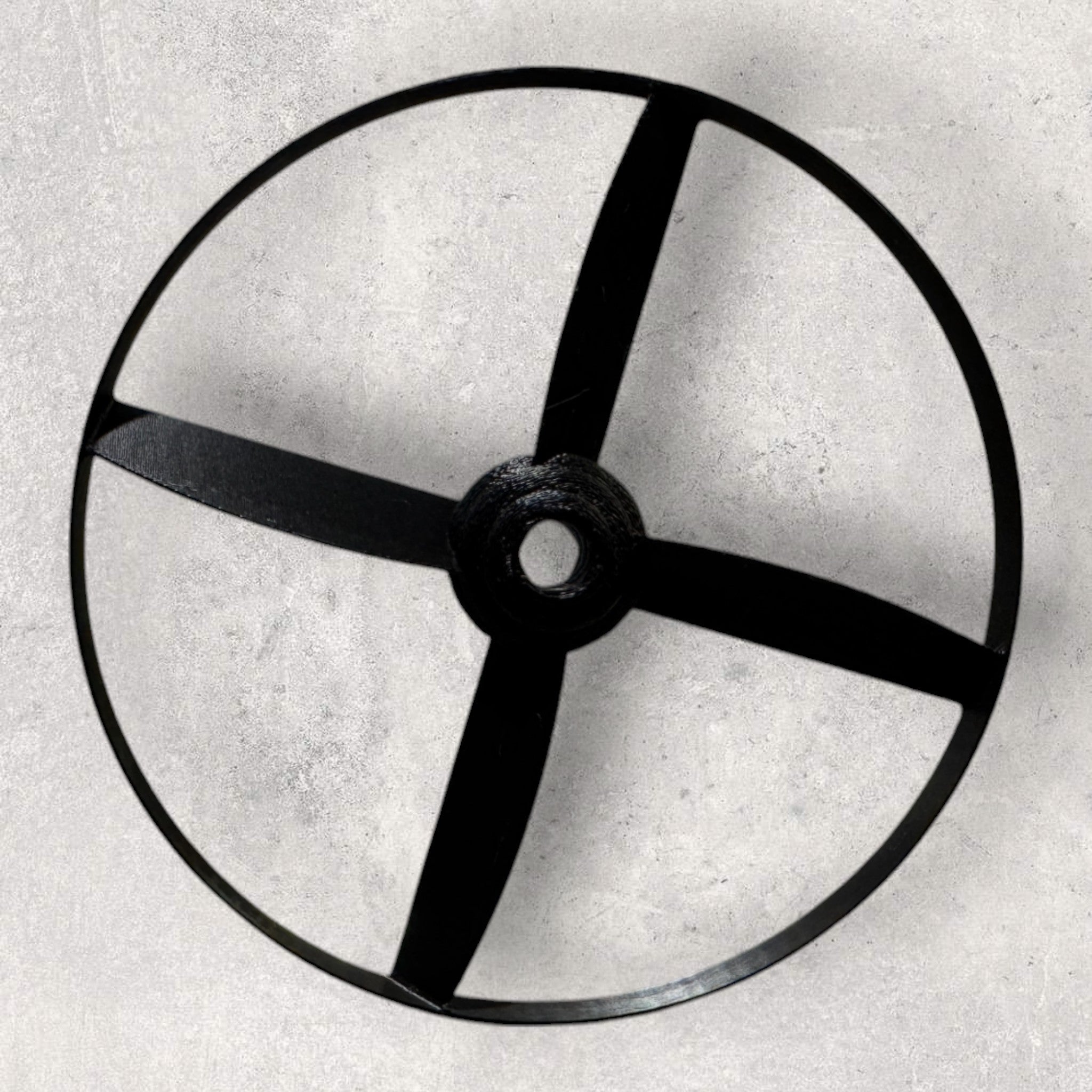 Spoked robothjul til hobbyprojekter - letvægts drivehjul til små robotter med nem montering på aksel fra JM Dimensions