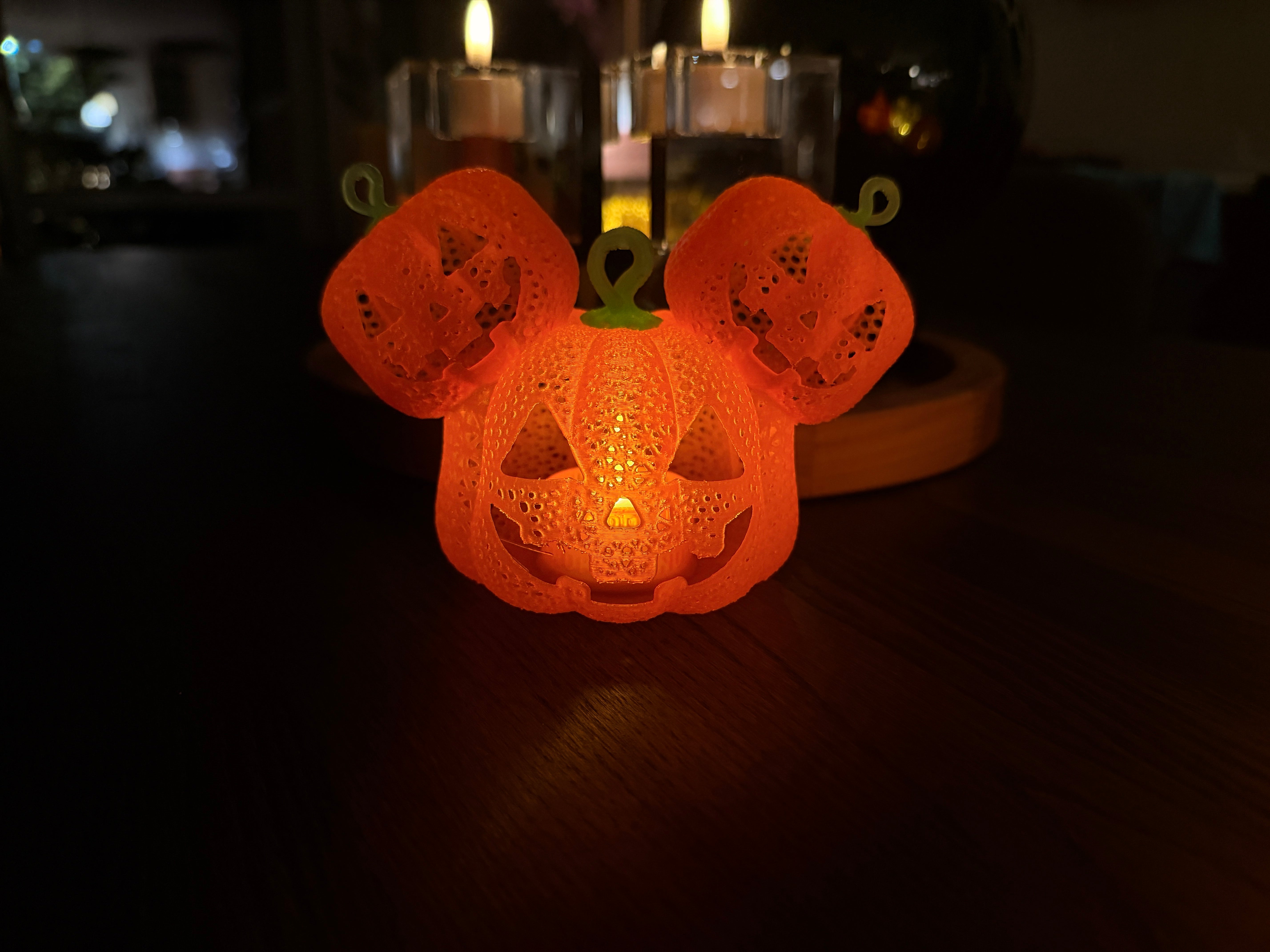 NUKD Jack O' Lantern - Tealight-holder til bordpynt og Halloween-stemning fra JM Dimensions