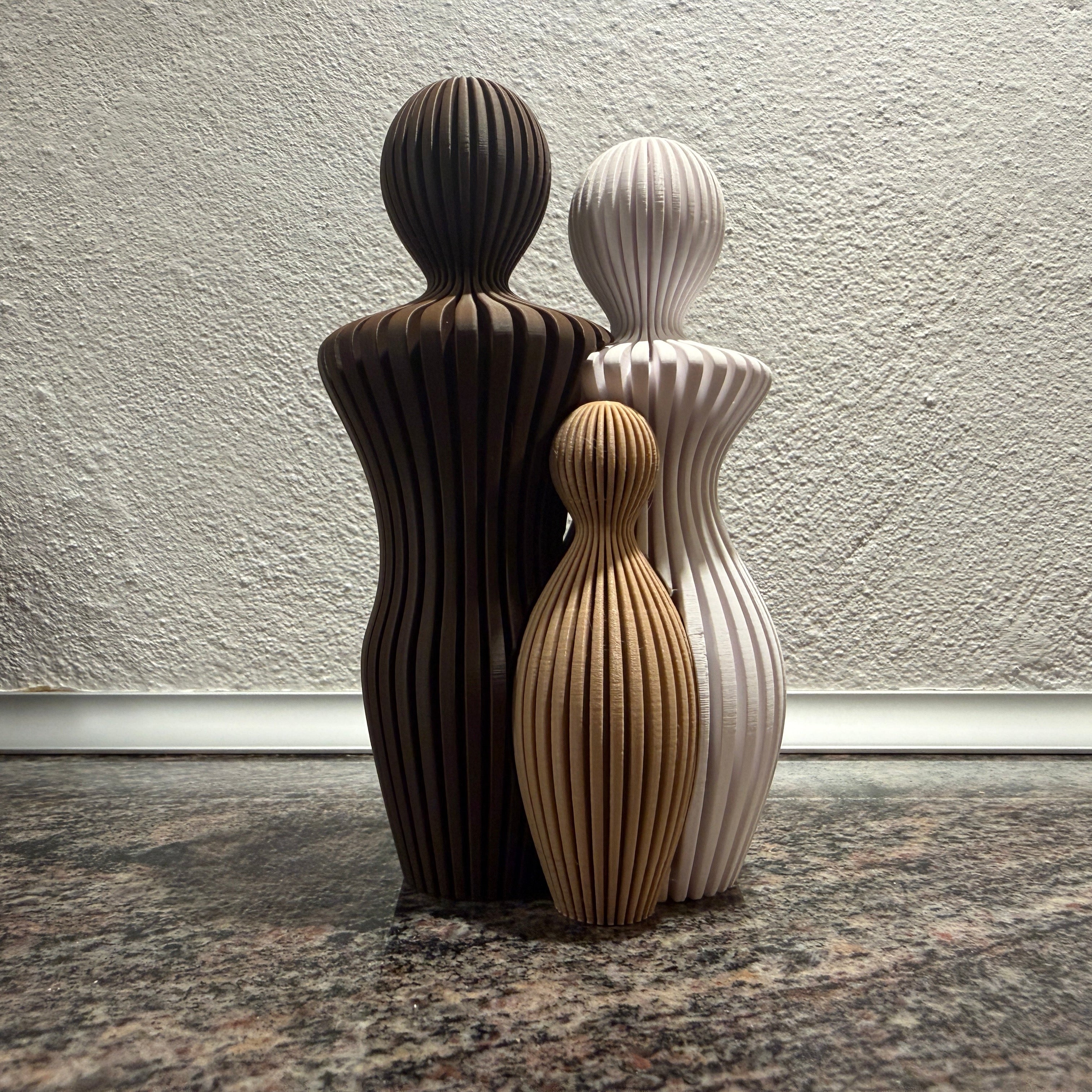 Sabre Familieskulptur med 1 barn