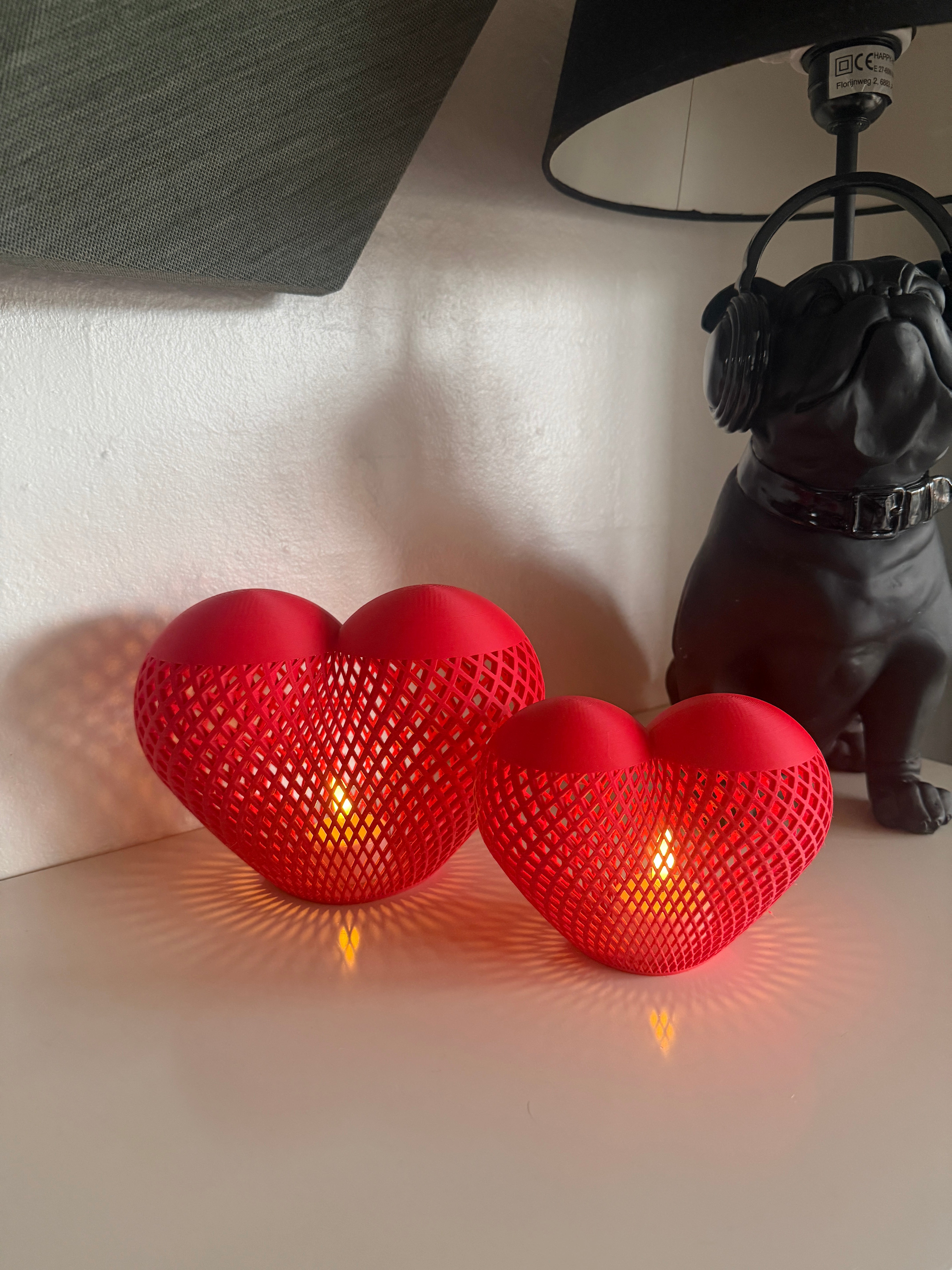 Max Mesh Hjerte til LED lys