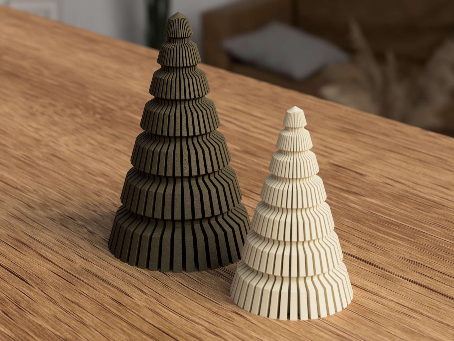 Sabre Japandi Juletræ - moderne juledekoration og bordpynt til stue/entre fra JM Dimensions