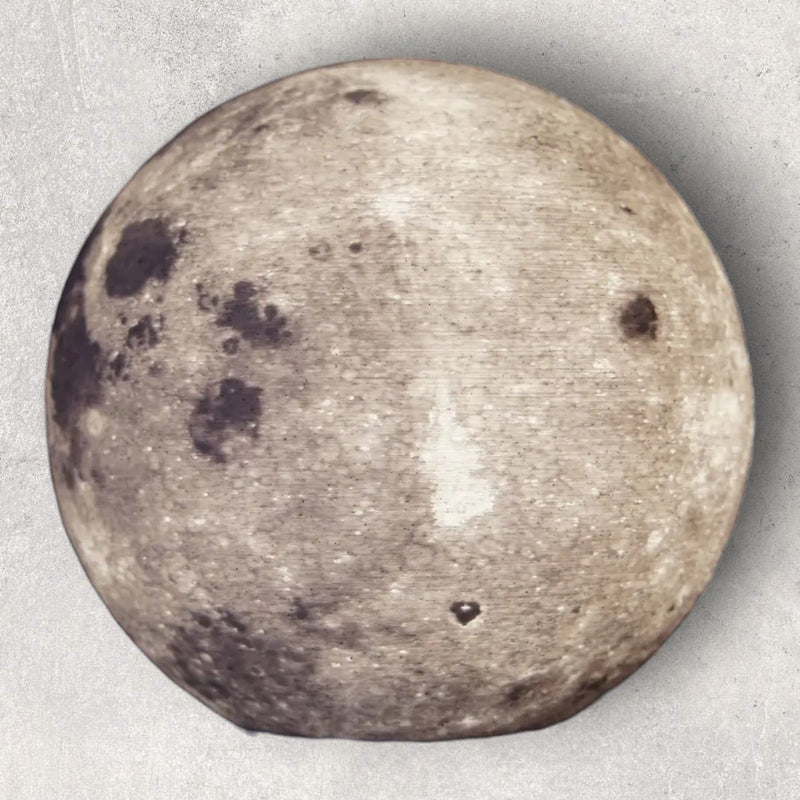 Månelampe - varm hvid bordlampe med måneglød til skrivebordet fra JM Dimensions