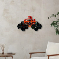 Modulopbygget Garage til Hot Wheels Biler - praktisk væghængt opbevarings- og displayløsning fra JM Dimensions