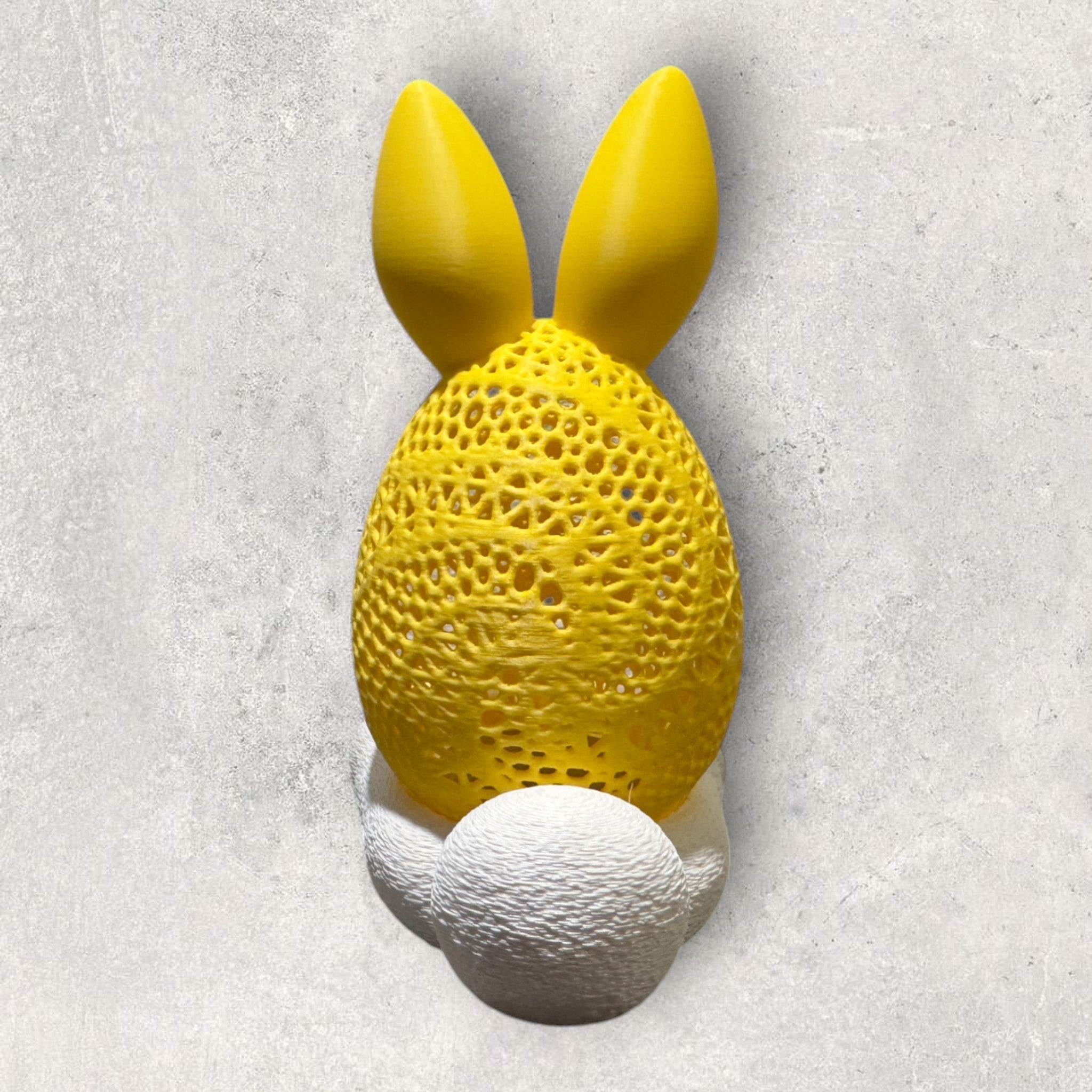 NUKD Påske lys kanin - dekorativ 3D-printet bordfigur til påske fra JM Dimensions