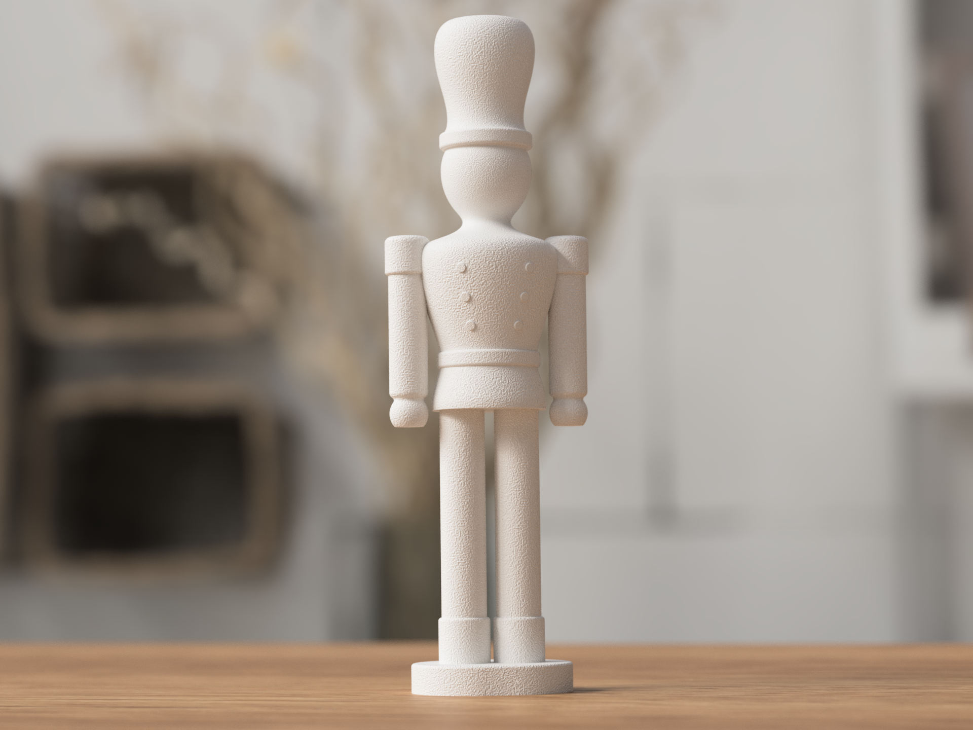 Sabre Nøddeknækker - funktionel nøddeknækker og tinsoldat pynt til moderne hjem fra JM Dimensions