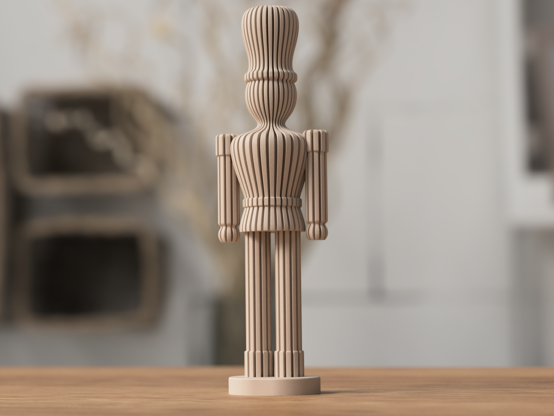 Sabre Nøddeknækker - dekorationsfigur og julepynt til nordisk hjem fra JM Dimensions