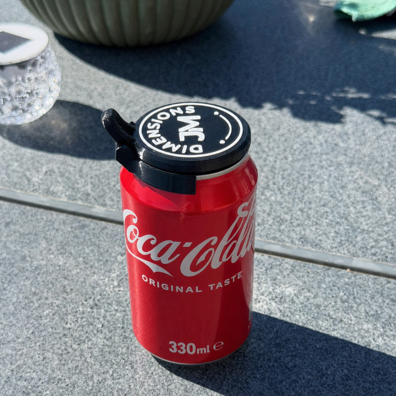 BugSafe Dåse Cover side-vinkel på 330ml sodavandsdåse