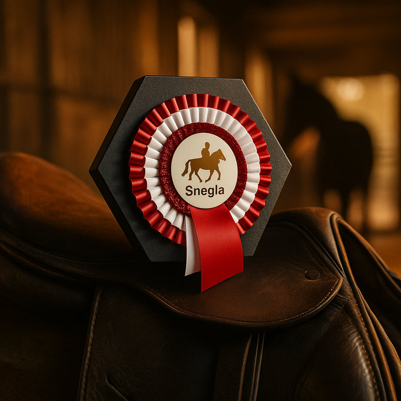 Rosetholder til væg - til vægdisplay af rosetter og præmier fra JM Dimensions