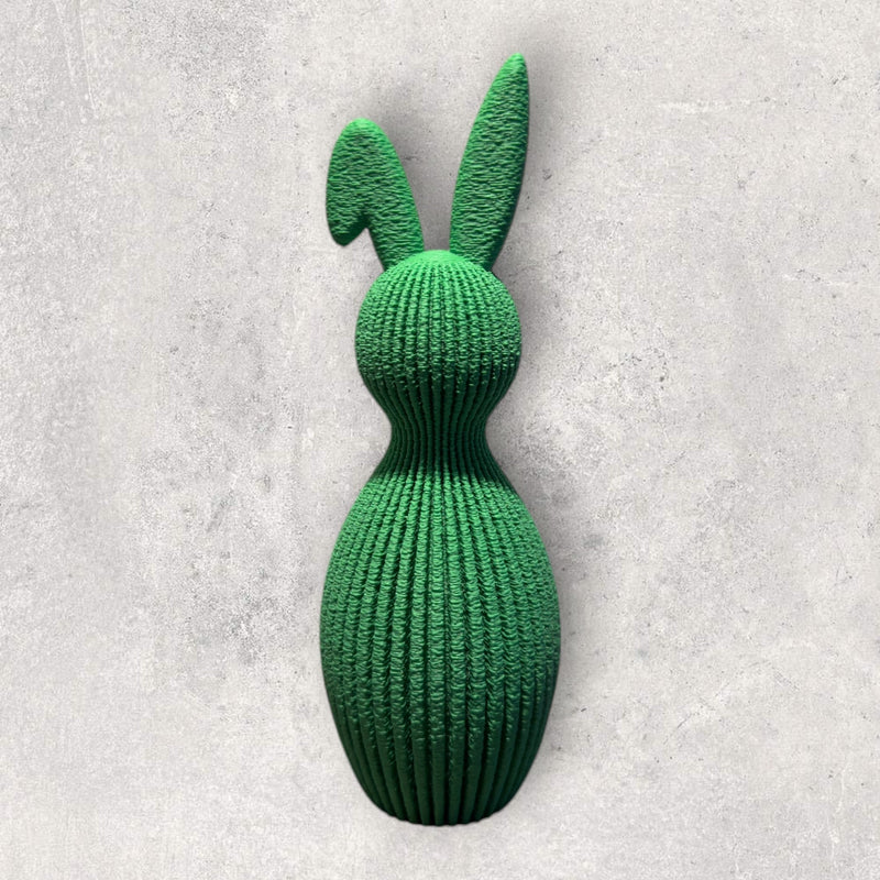 Sabre Glad Påskehare - dekorativ 3D-printet kaninfigur til bordet som påskedekoration fra JM Dimensions
