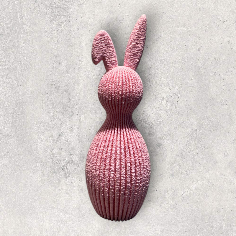 Sabre Glad Påskehare - 3D-printet kaninfigur til bord- og hyldedekoration i pastel Skandinavisk stil fra JM Dimensions