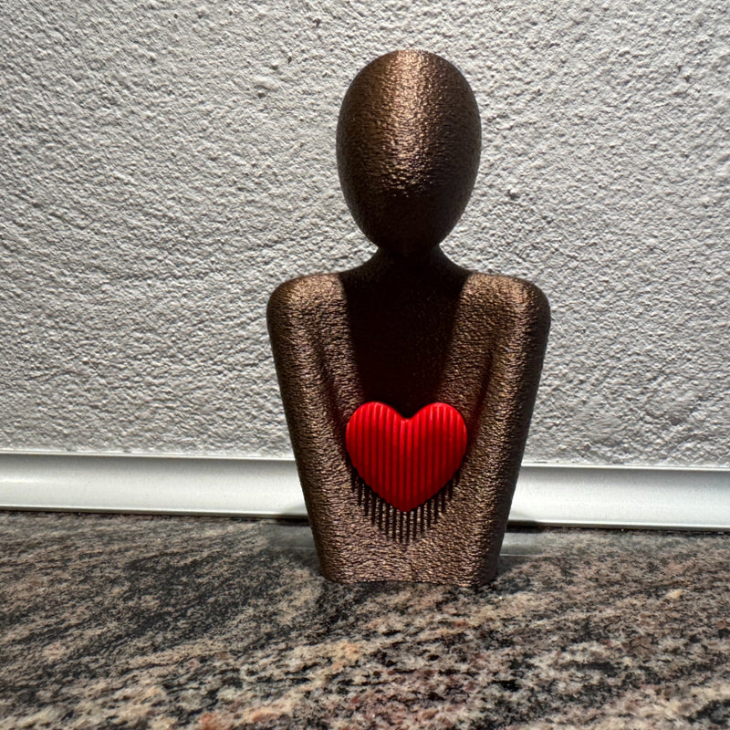 Sabre Hjerterum Figur - Dekorativ bordpynt og samlerobjekt til hjemmet fra JM Dimensions