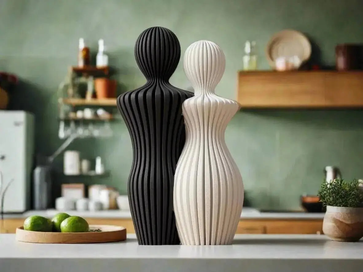Sabre Par Statue - moderne abstrakt parfigur til boligindretning og symbolsk dekoration fra JM Dimensions